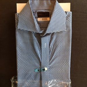 Thomas Dean Collection Crisp Men’s Dress Shirt